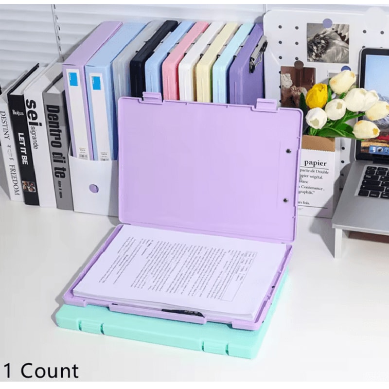 A4 Desk File Organizer And Document Storage Folder 1