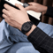 Casual Leather Strap Quartz Watch For Men 7