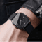 Square Minimalist Leather Strap Quartz Watch For Men 1