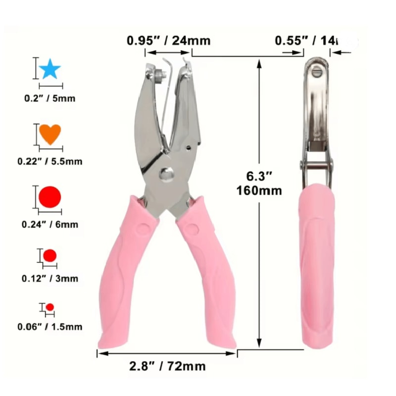 Single Hole Craft Punch For Scrapbooking And DIY Shapes 1