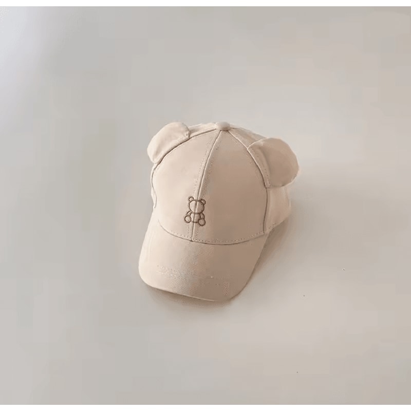 Cute Bear Baby Baseball Cap For Toddlers 3