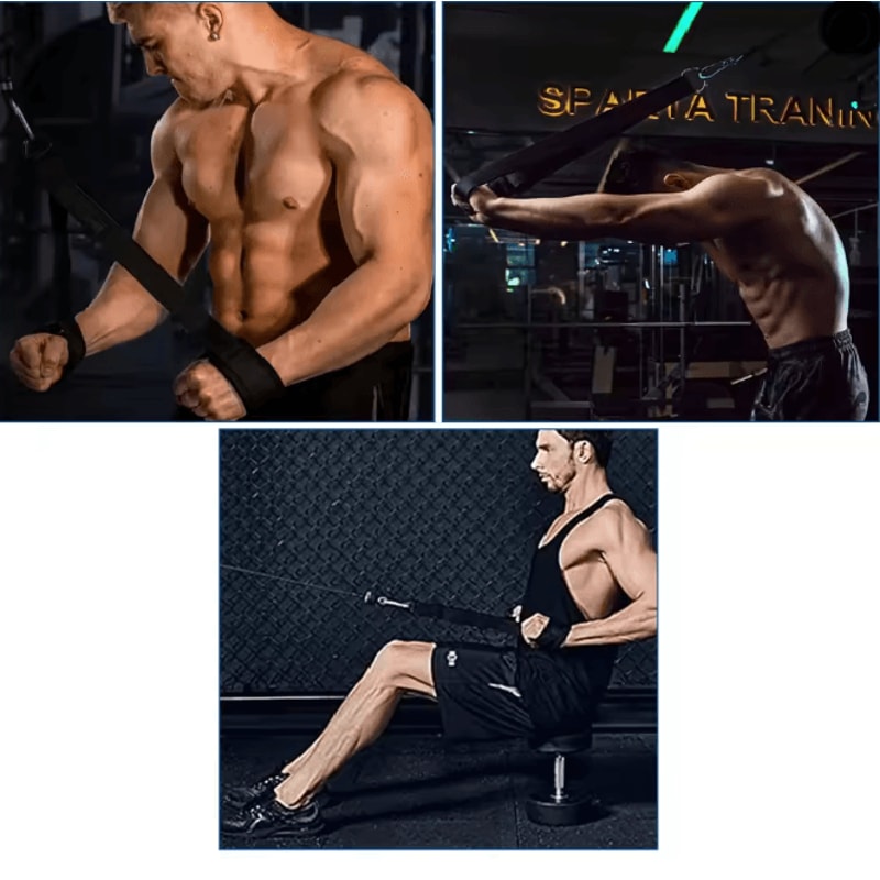 Heavy Duty Arm Training Rope For Cable Machines 2