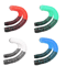 Double Color Anti Vibration Bike Handlebar Tape 0