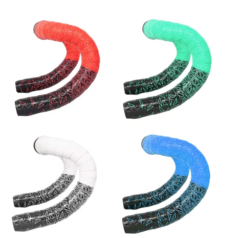 Double Color Anti Vibration Bike Handlebar Tape 0
