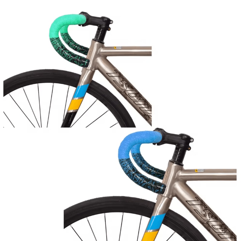 Double Color Anti Vibration Bike Handlebar Tape 1