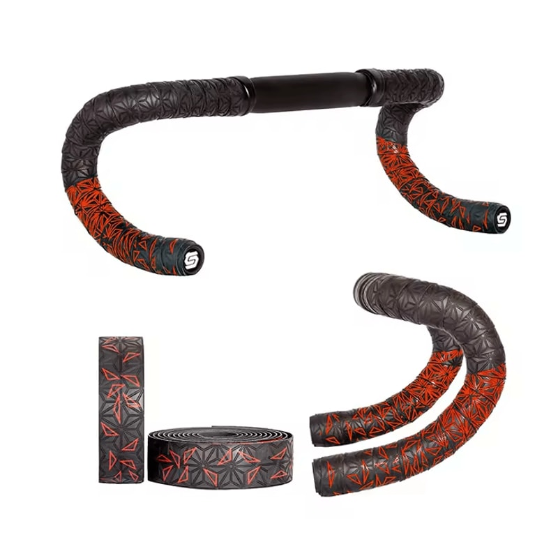 Double Color Anti Vibration Bike Handlebar Tape 4
