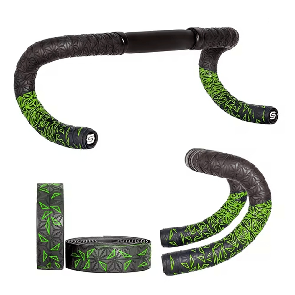 Double Color Anti Vibration Bike Handlebar Tape 13