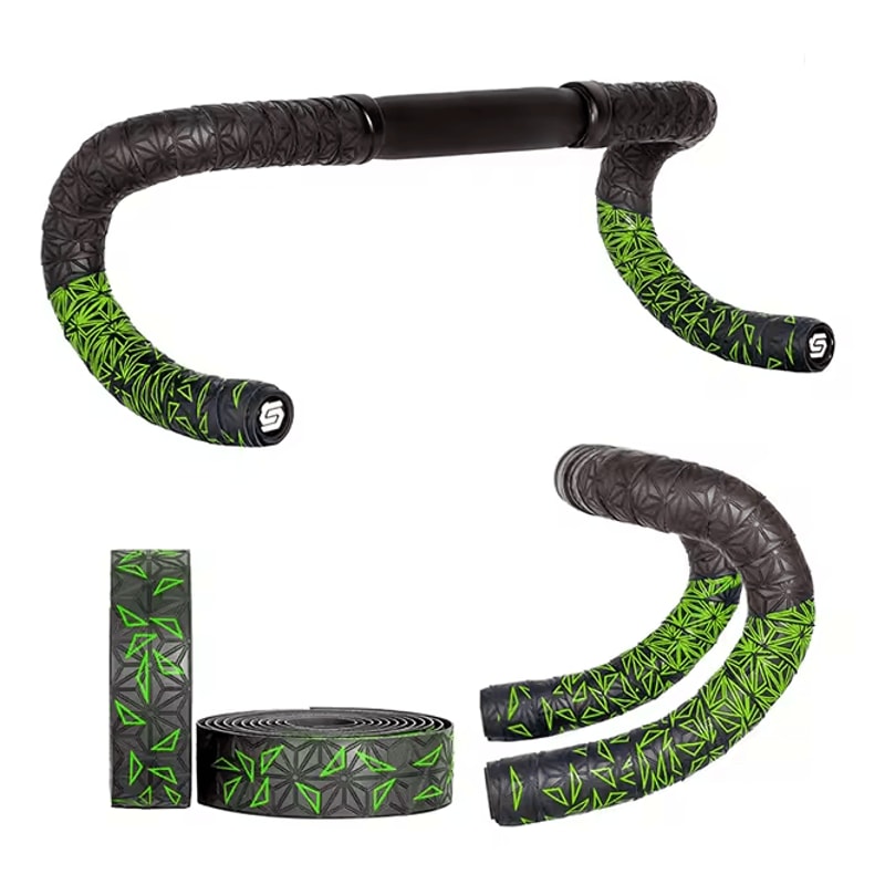 Double Color Anti Vibration Bike Handlebar Tape 13