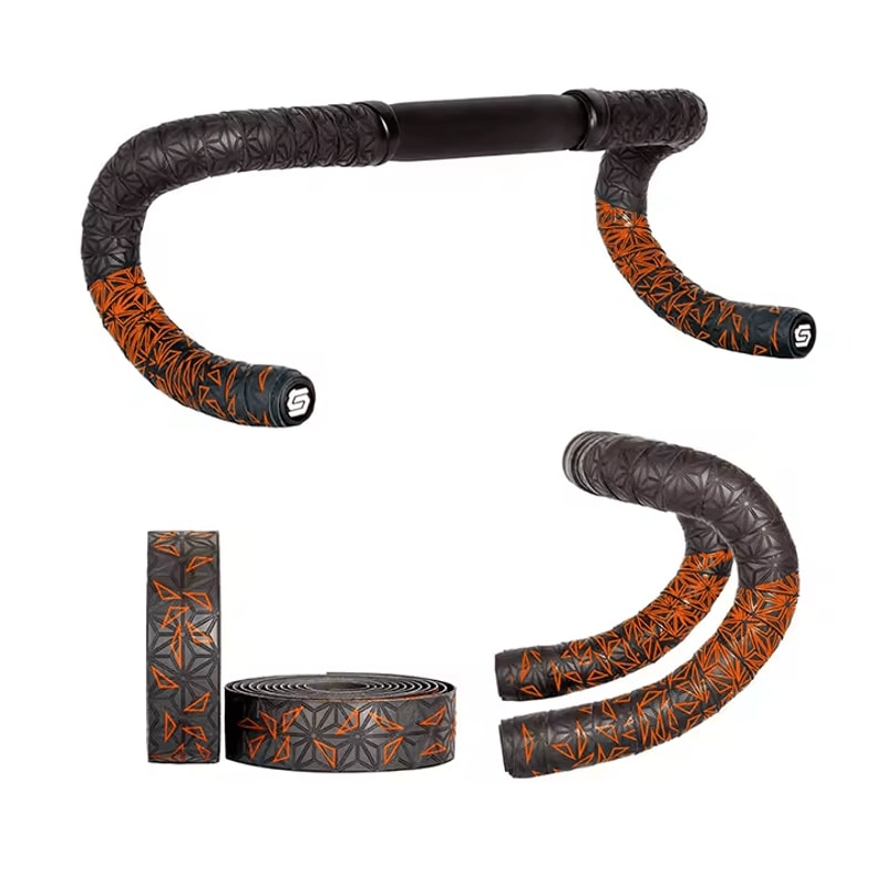 Double Color Anti Vibration Bike Handlebar Tape 8