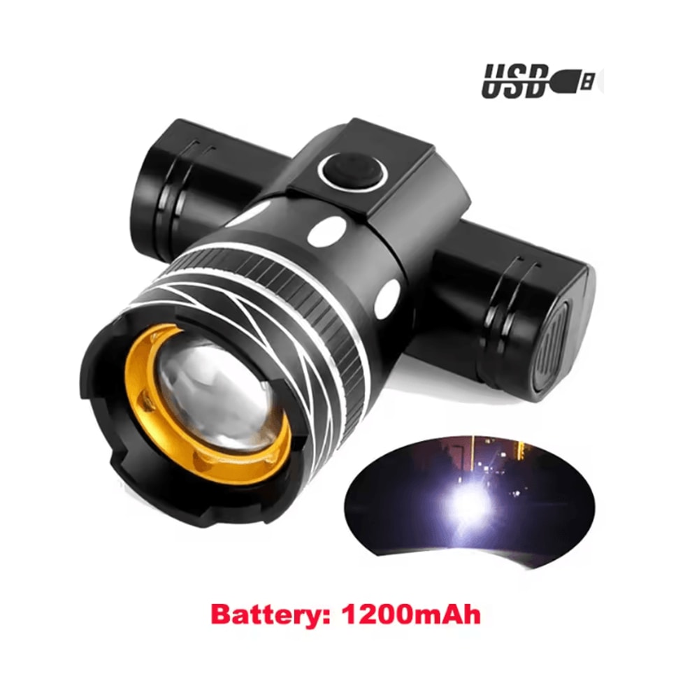LED USB Rechargeable Scooter Headlight 13