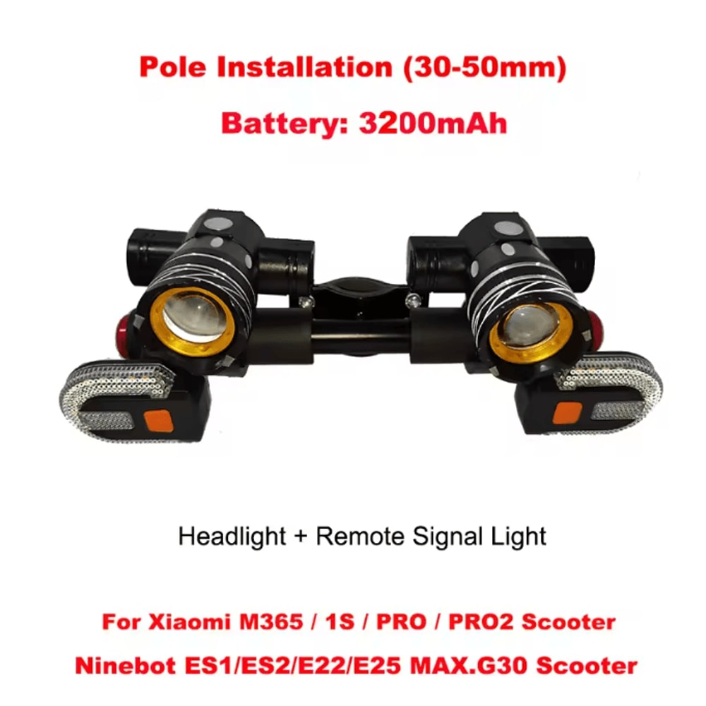 LED USB Rechargeable Scooter Headlight 4