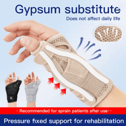 flexible wrist and thumb support brace