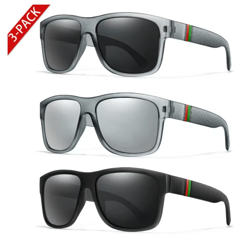 Classic Polarized Square Sunglasses For Men 10