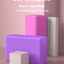 yoga and pilates foam block for stretching and body support