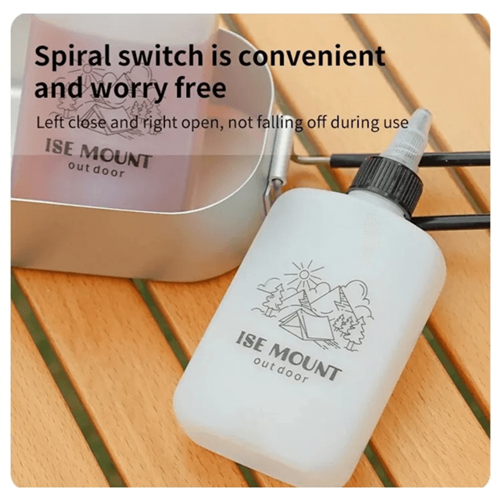 Portable Leak Proof Oil And Seasoning Bottle For Outdoor Cooking 2