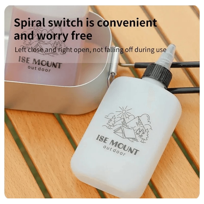 Portable Leak Proof Oil And Seasoning Bottle For Outdoor Cooking 2