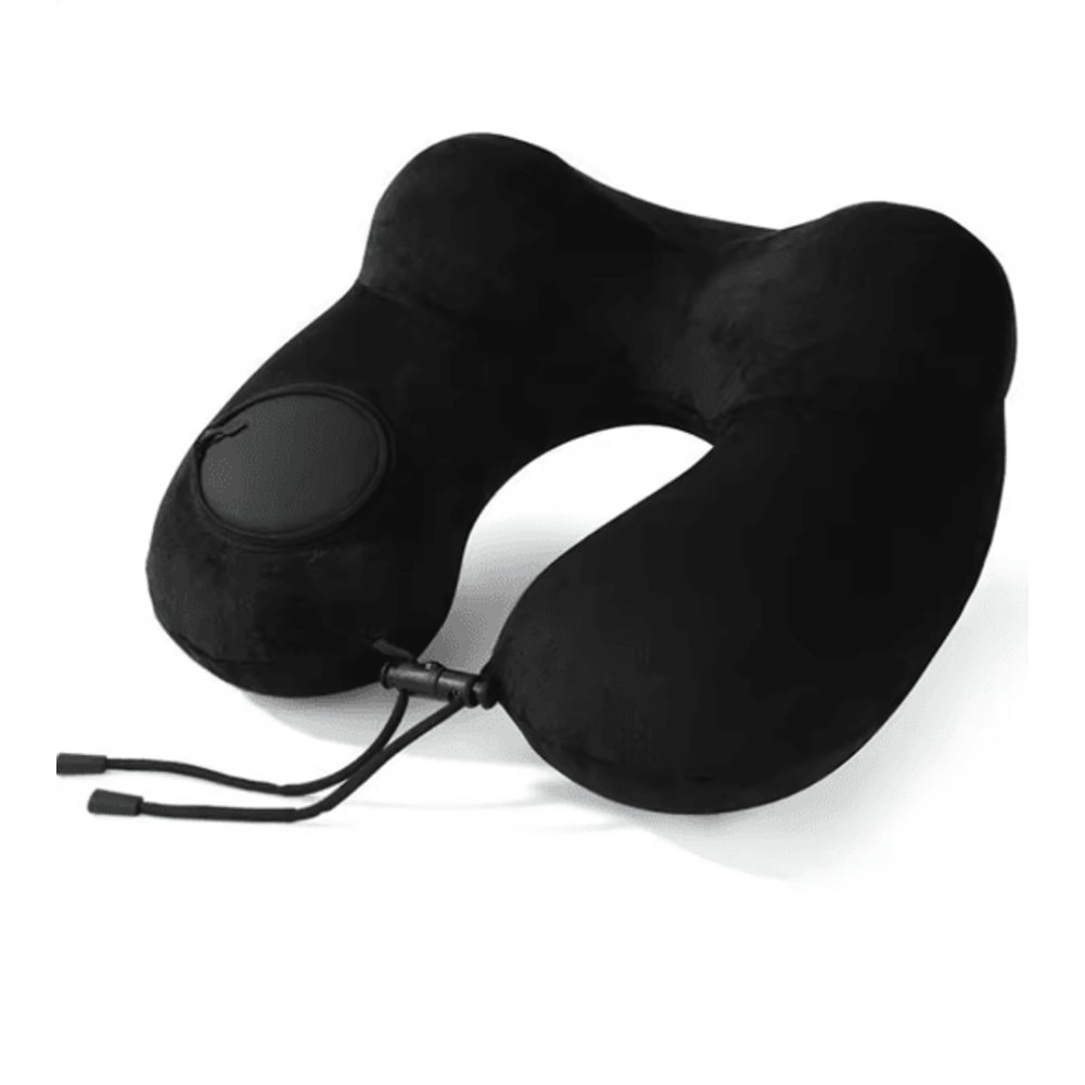 Press And Inflate Portable Neck Pillow For Travel And Outdoor Comfort 3