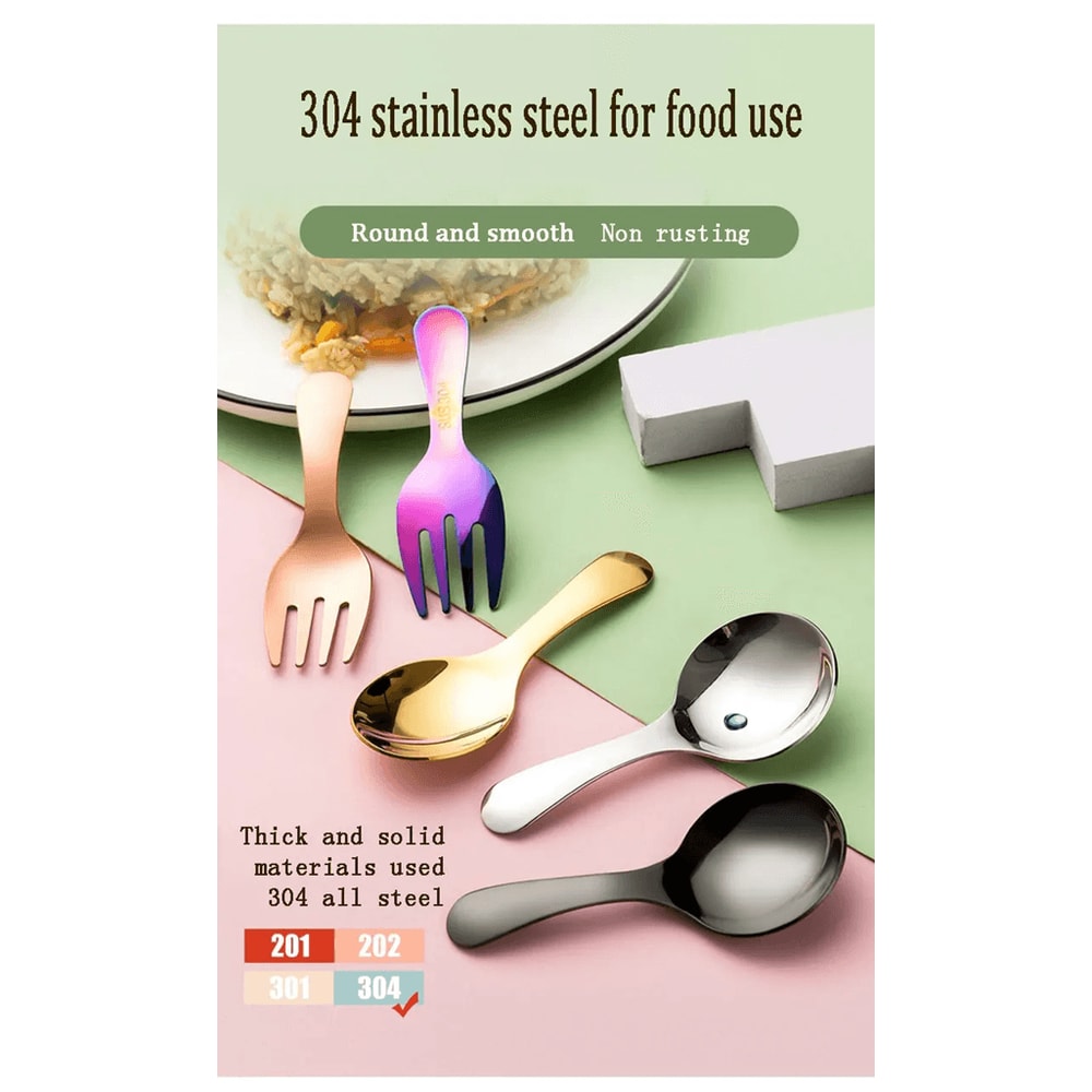 Portable Stainless Steel Travel Tableware Set 0