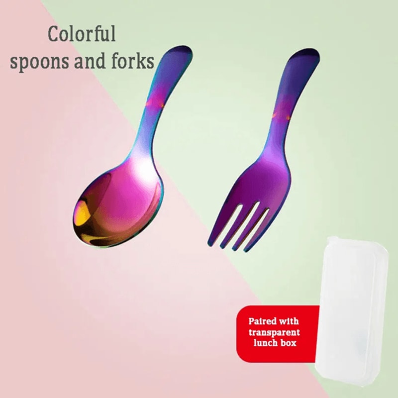 Portable Stainless Steel Travel Tableware Set 6