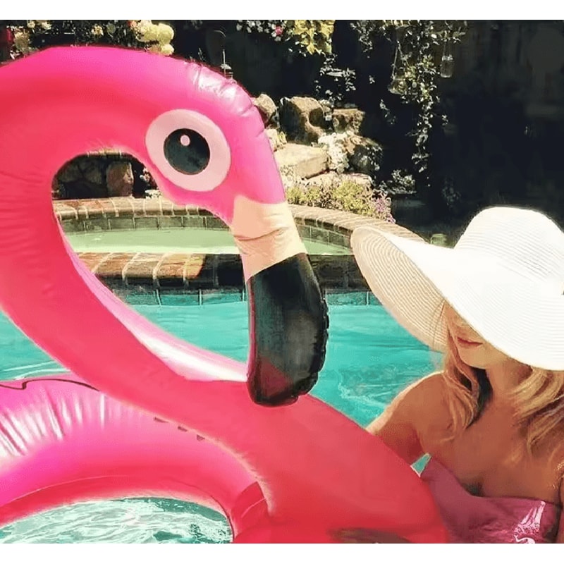 Flamingo Float Deluxe Pool Ring 1