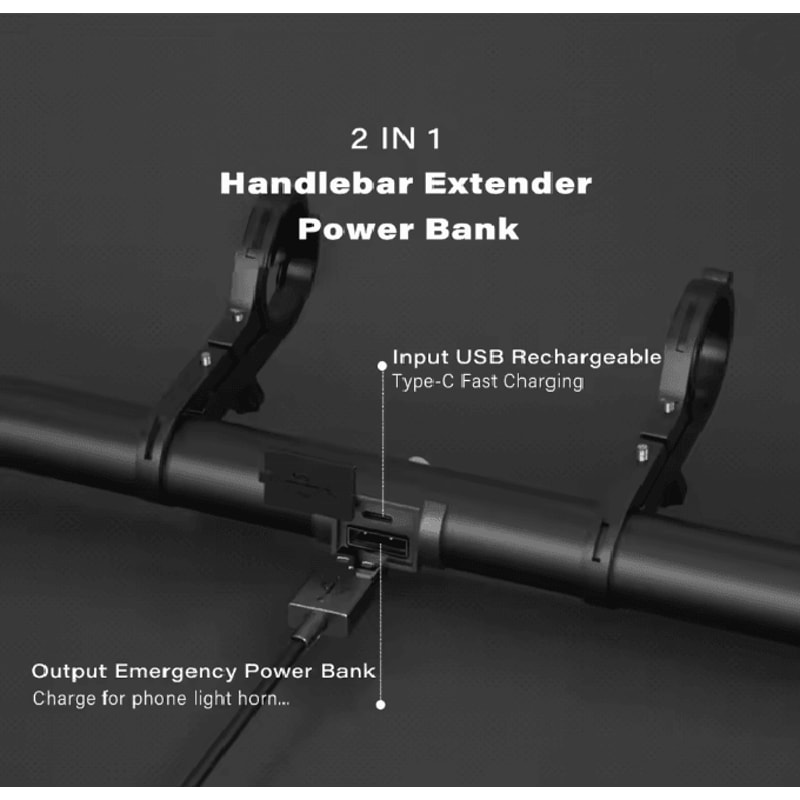 TrailMount Bicycle Handlebar Extender 1
