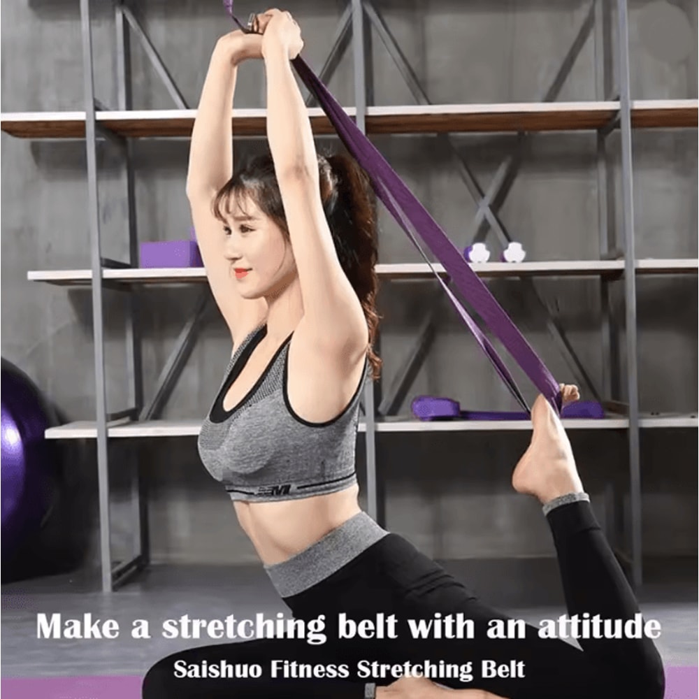 StretchFlow Adjustable Yoga Strap 2