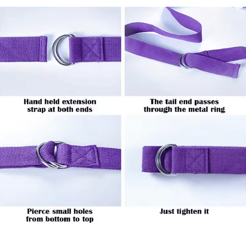 StretchFlow Adjustable Yoga Strap 3