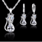 LunaSpark Cat Charm Jewelry Set 4