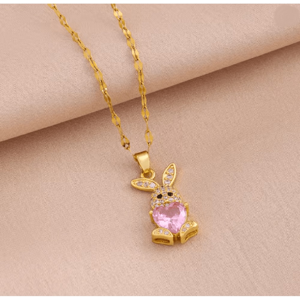 BunnyGleam Stainless Steel Jewelry Set 0