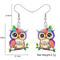 OwlCharm Big Eyes Dangle Earrings 4