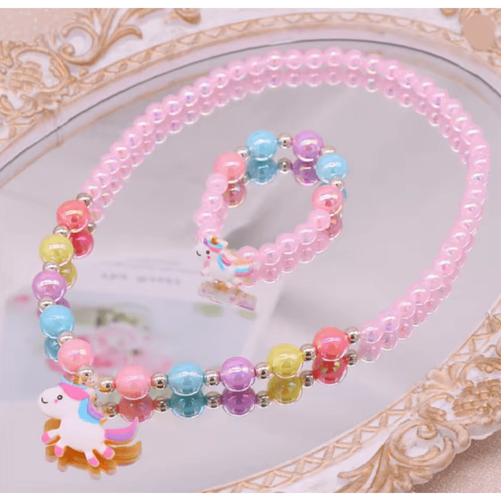 MagicGlow Unicorn Jewelry Set For Girls 1