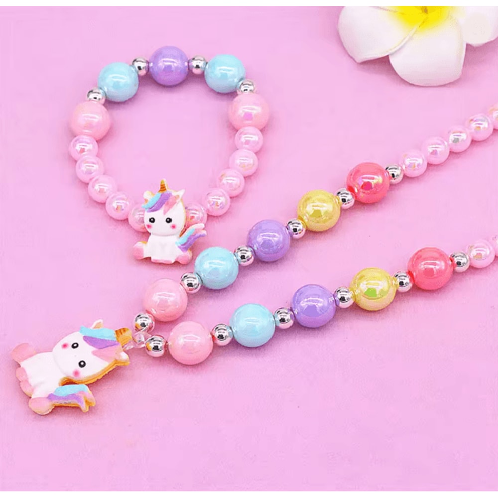 MagicGlow Unicorn Jewelry Set For Girls 2