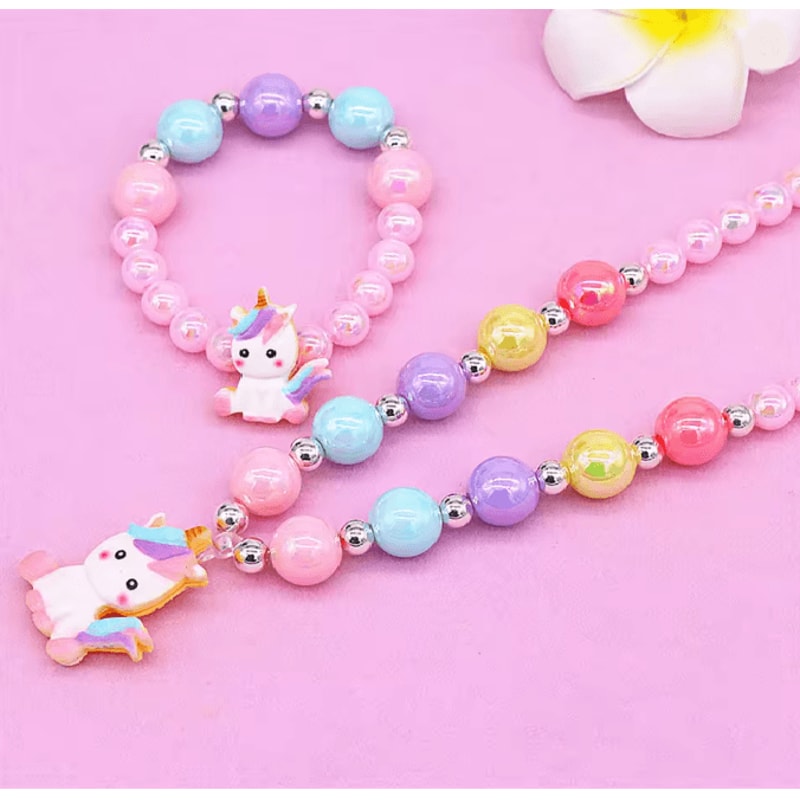 MagicGlow Unicorn Jewelry Set For Girls 2