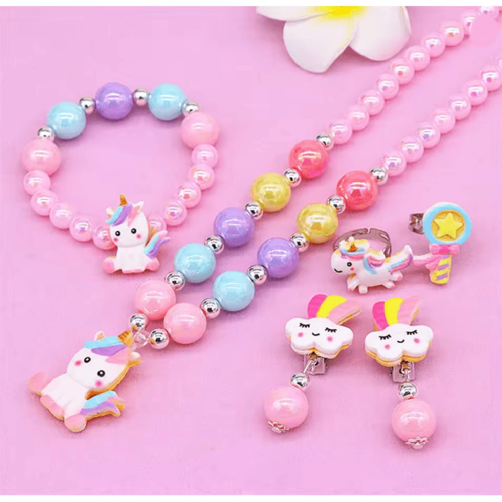 MagicGlow Unicorn Jewelry Set For Girls 6