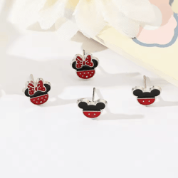 minichic cartoon pearl earrings