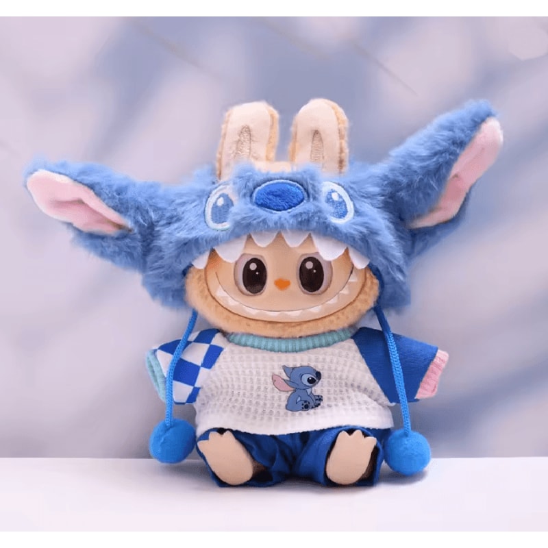 StitchPals Plush Doll Clothes Set For 17cm Labubu 0