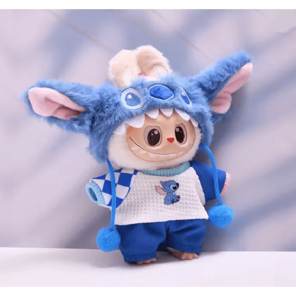 StitchPals Plush Doll Clothes Set For 17cm Labubu 1
