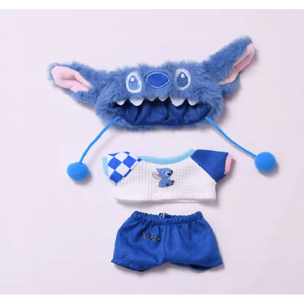StitchPals Plush Doll Clothes Set For 17cm Labubu 4