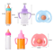 BabyBliss Magic Milk Doll Bottle Set 2