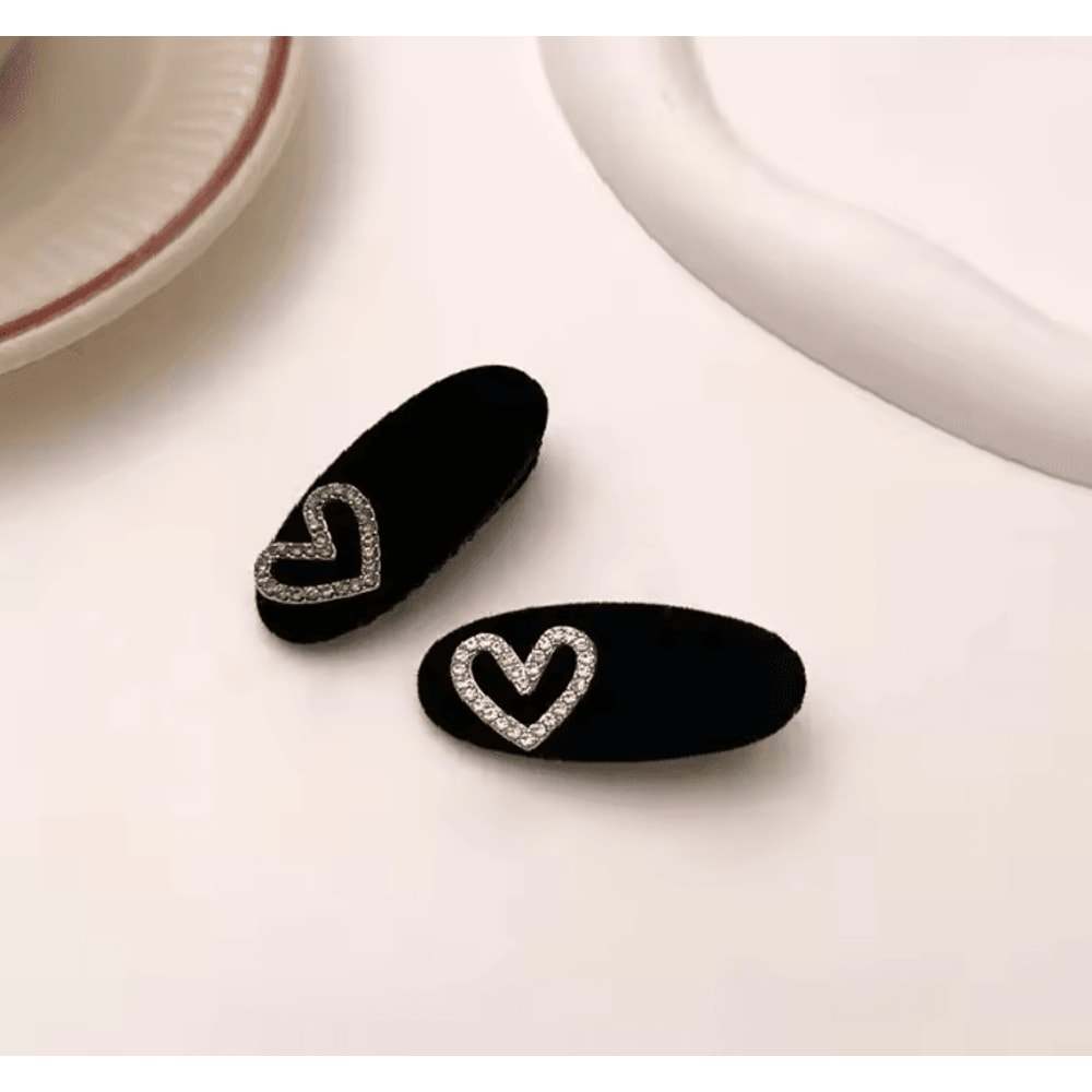 GlimmerOval Rhinestone Hair Clip 0