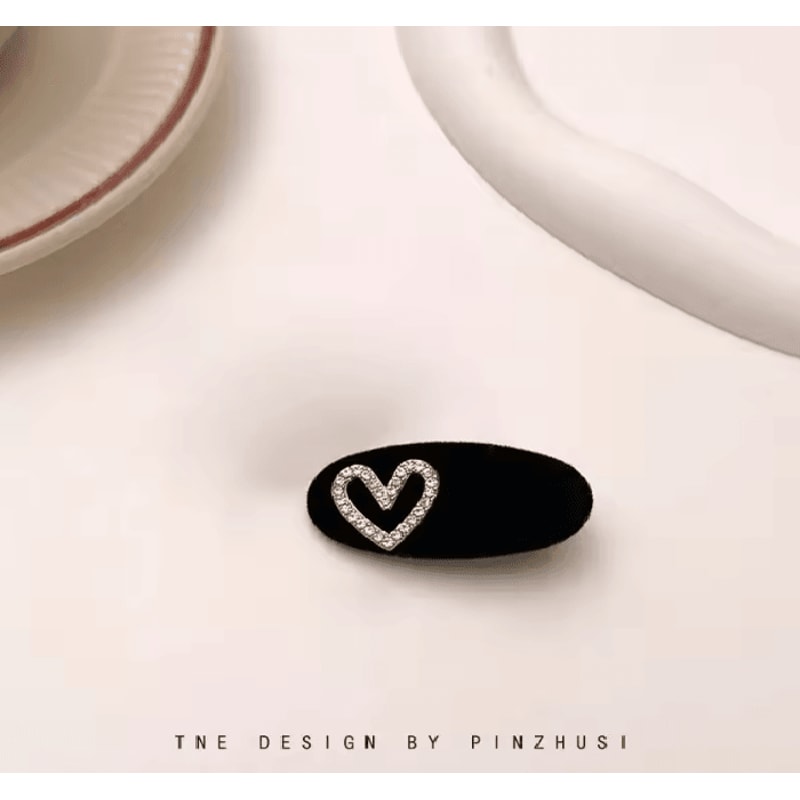 GlimmerOval Rhinestone Hair Clip 3