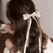 SilkLace Ribbon Bow Hair Clip 1