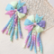 Colorful Bow Tassel Hair Clip Set For Kids 6