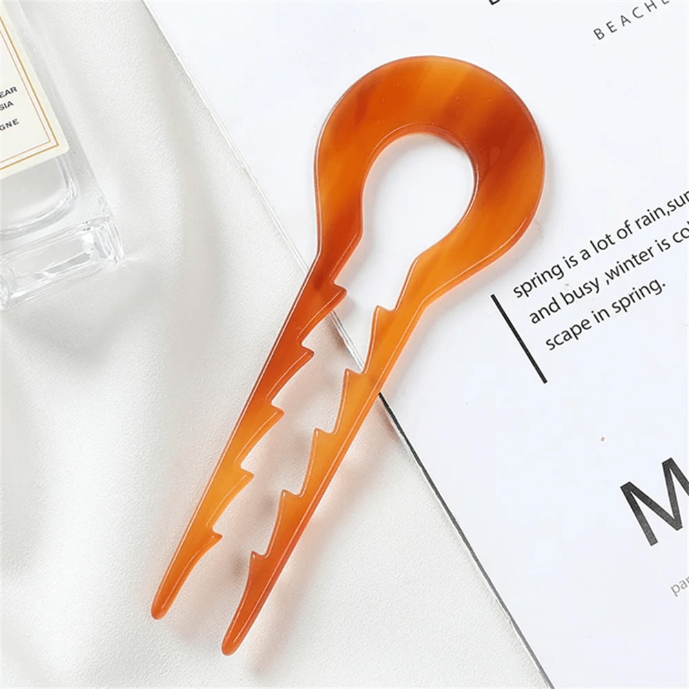 Elegant U Shaped Hair Stick 4