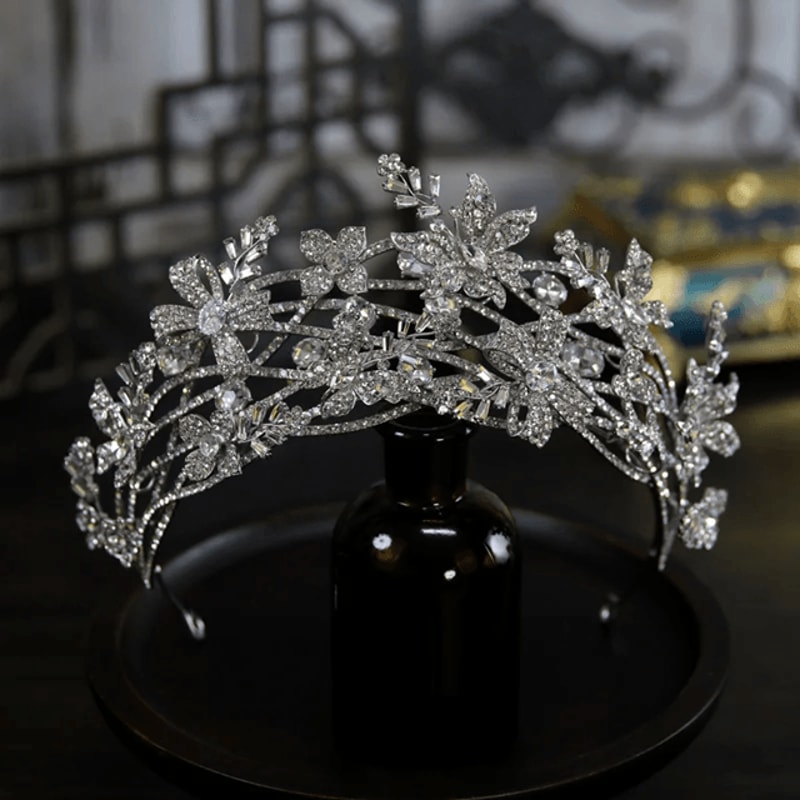 Luxury Crystal Bridal Crown Headband 2