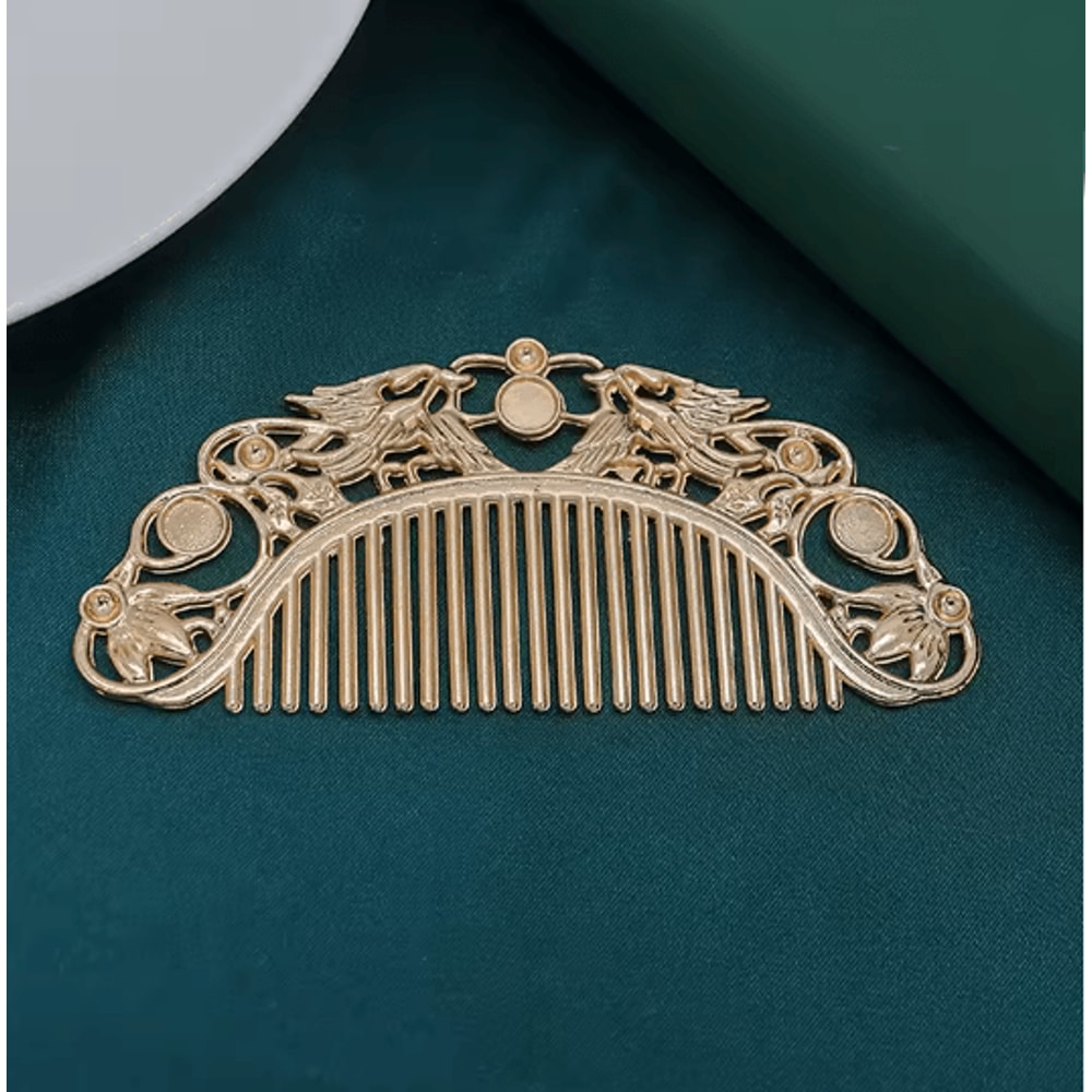 Hanfu Retro Carved Hairpin Comb 10