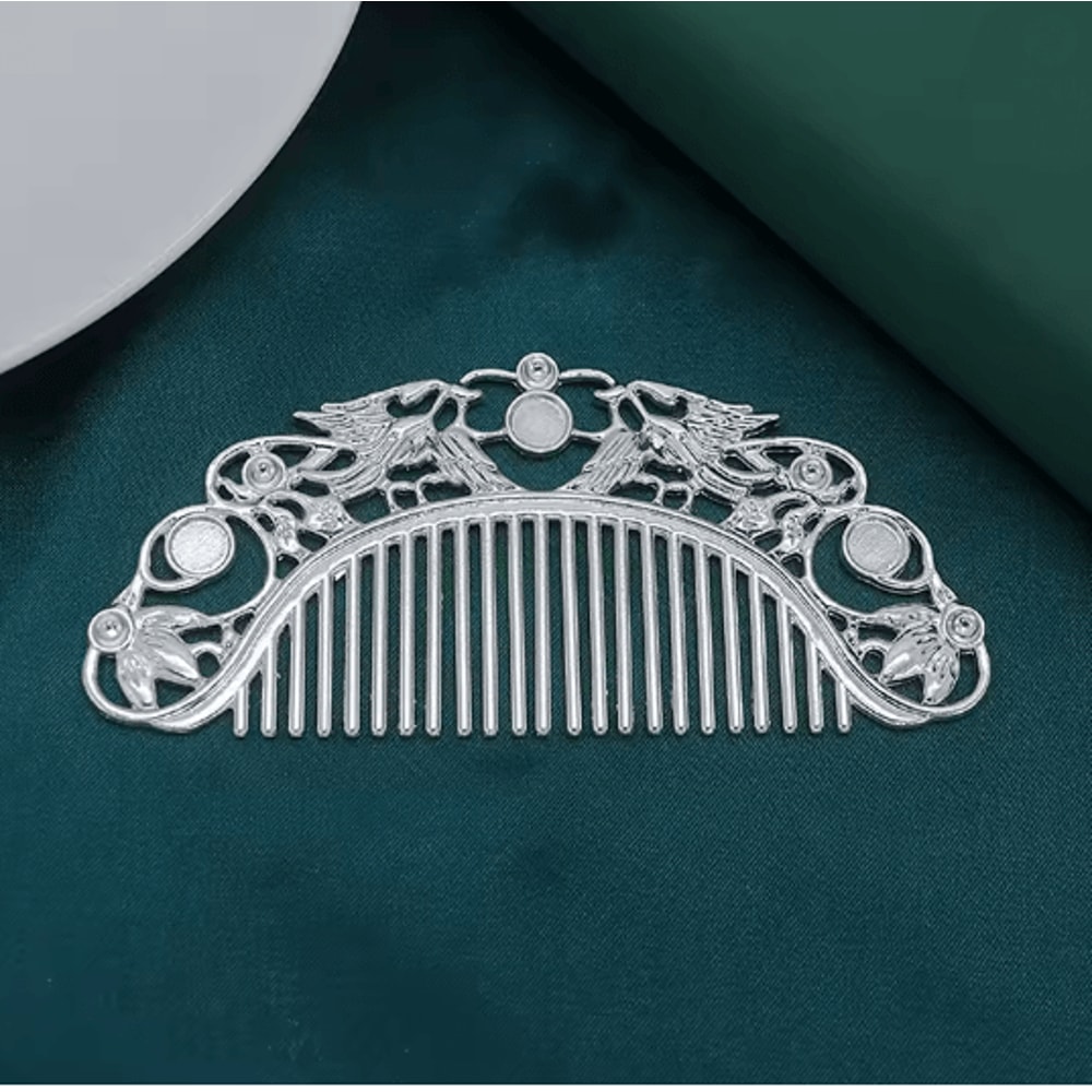 Hanfu Retro Carved Hairpin Comb 12