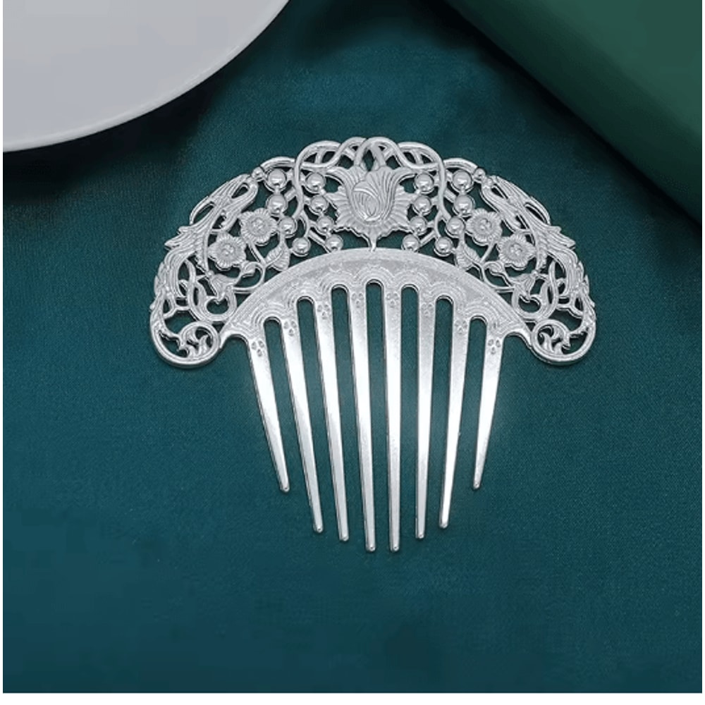 Hanfu Retro Carved Hairpin Comb 14