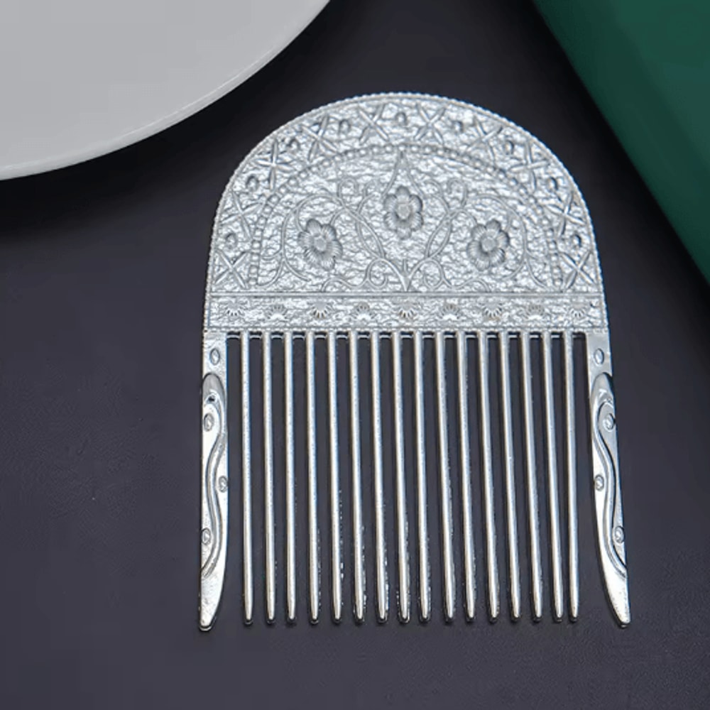 Hanfu Retro Carved Hairpin Comb 17