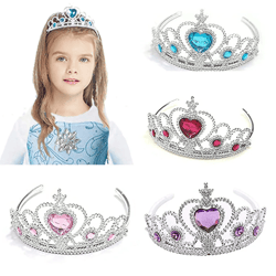 elsa princess dress up crown set for girls